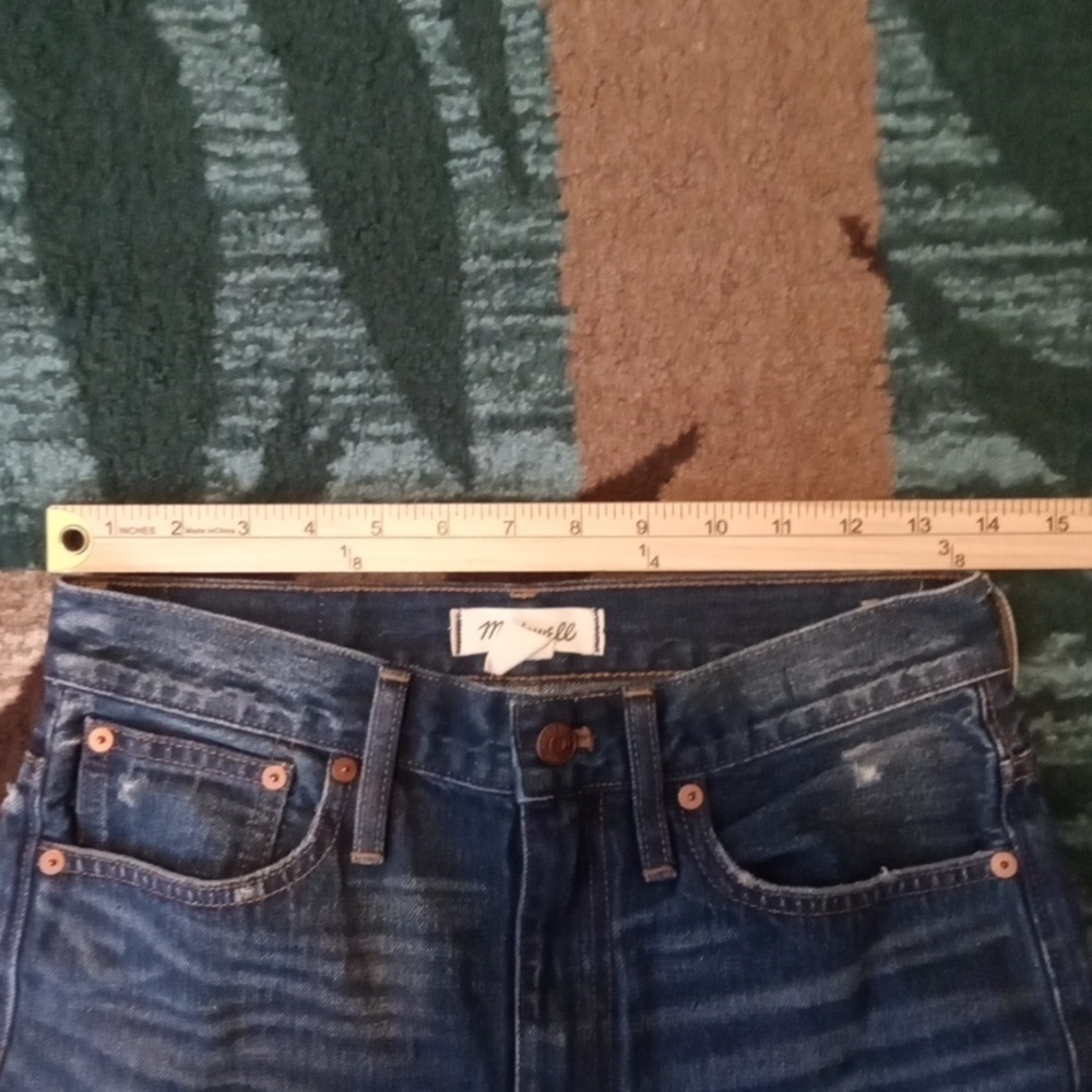 Madewell Classic Straught Jeans In Croston Wash Old School Womens  26 - Picture 12 of 13